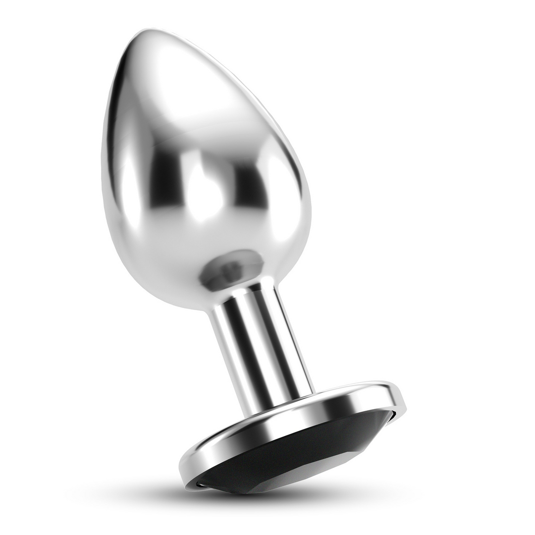 Crushious Bijou - Anale Sieraad Plug - Groot - Zwart (799632355243)