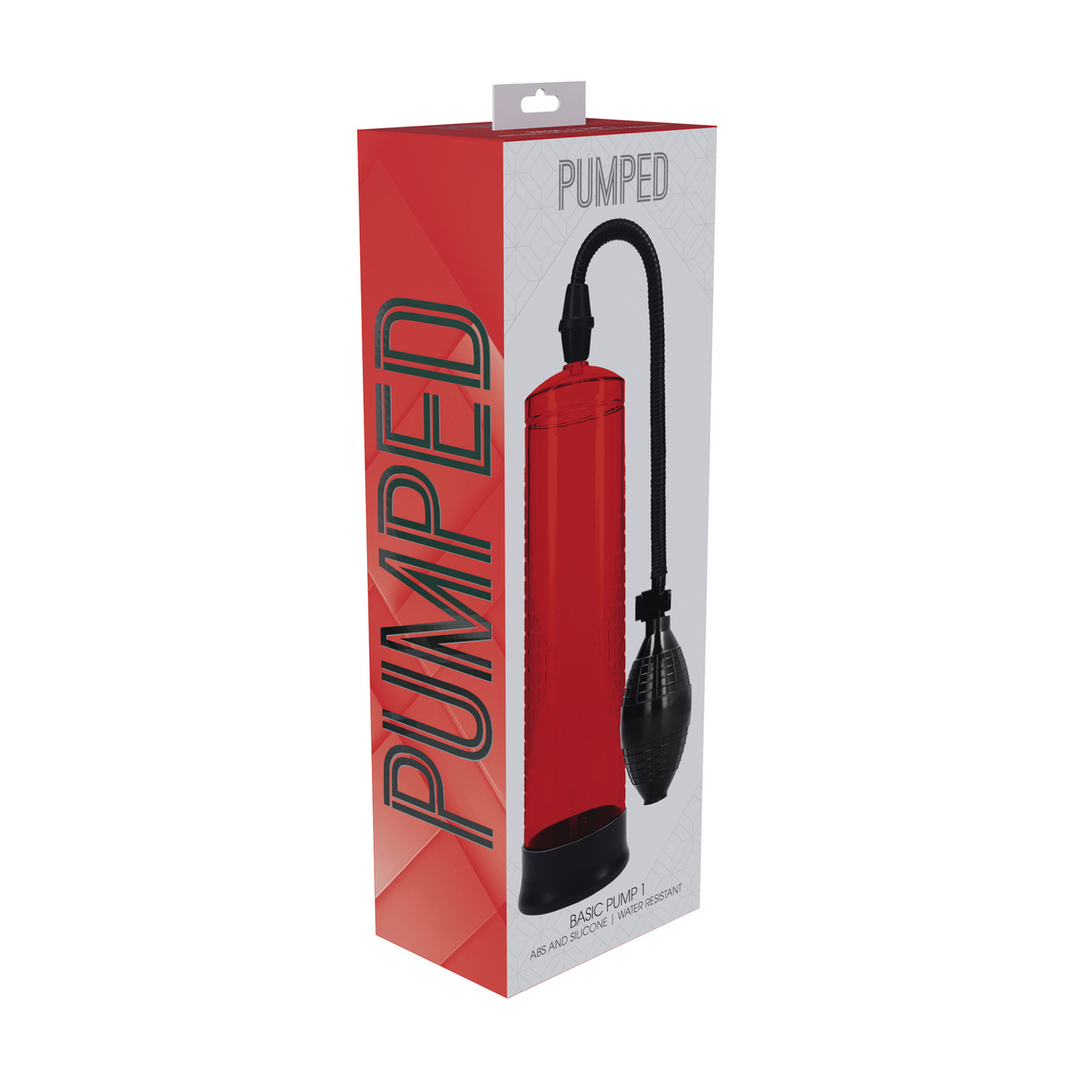 Pumped by shots Basis Pomp 1 - Waterdicht - Rood (8714273058102)