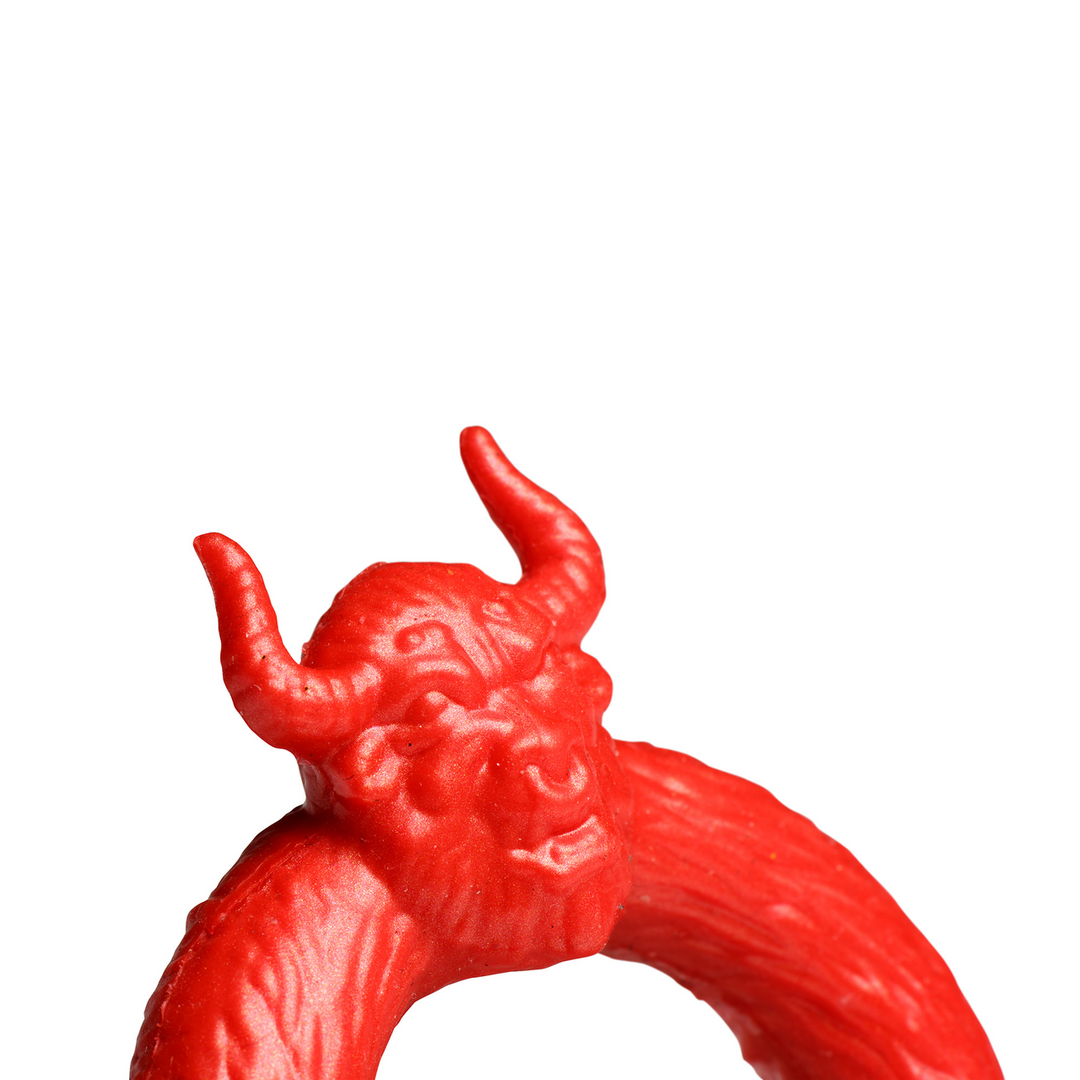 Xr brands Beast Mode - Siliconen Cockring - Rood (848518053862)