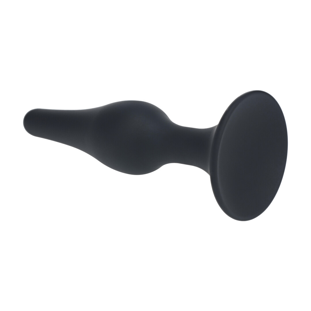 Levelz by shots Slim Siliconen Anale Plug - XL - Zwart (8714273066169)