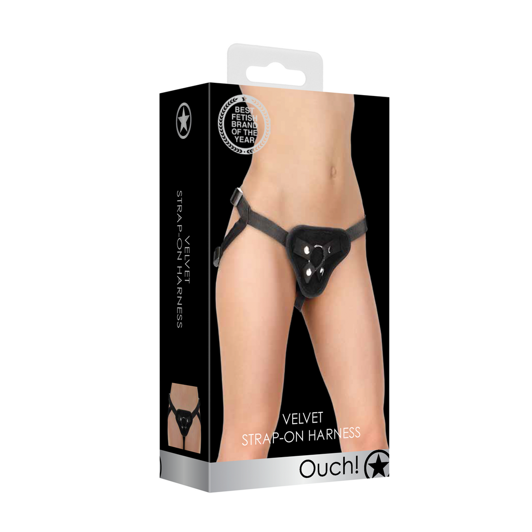 Ouch! by shots Verstelbare Harnas met O-Ring voor Dildo (7423522458457)