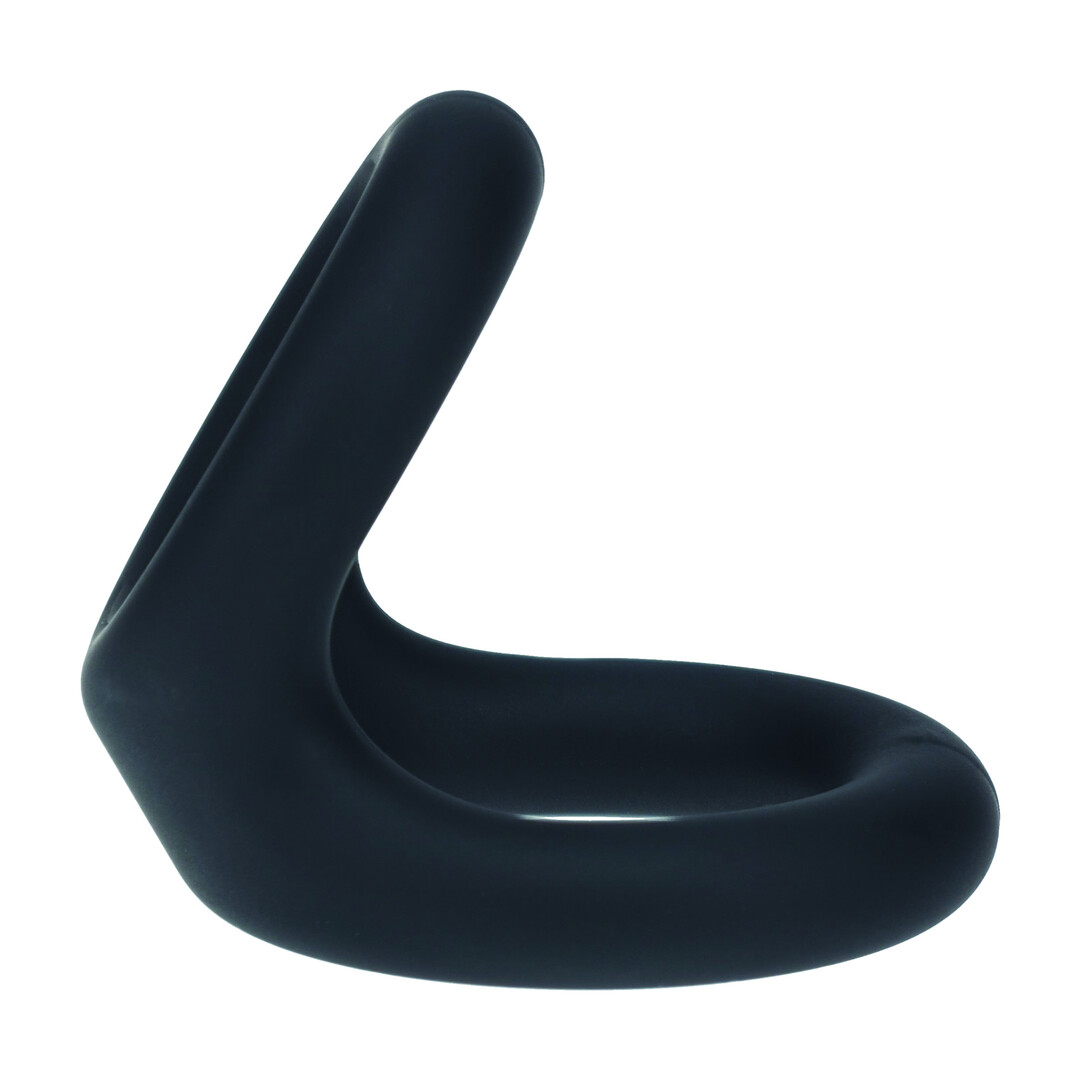 Levelz by shots Double O Siliconen Cockring - S - Zwart (8714273062635)
