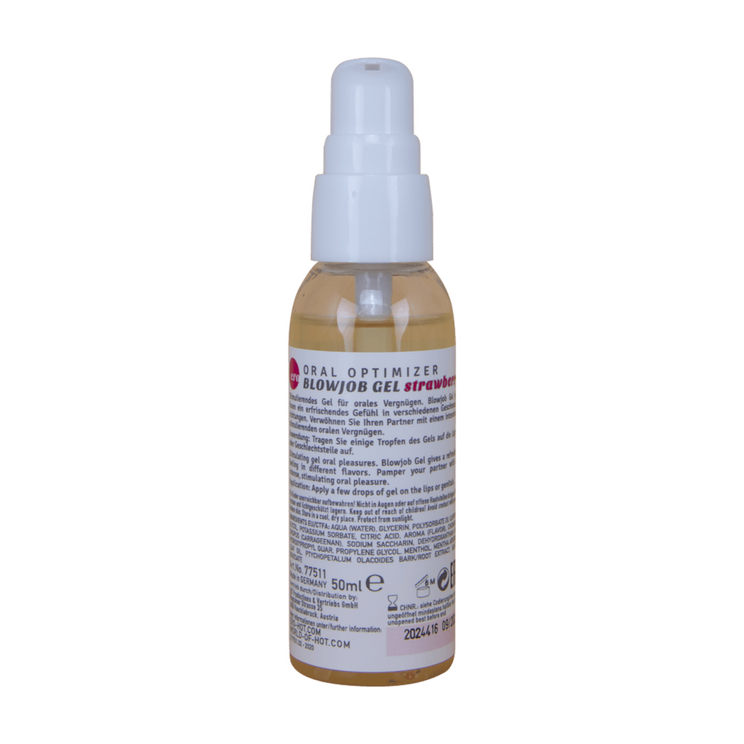 Hot Oral Optimizer - Deepthroat Gel - Aardbei - 2 fl oz / 50 ml (4042342004069)