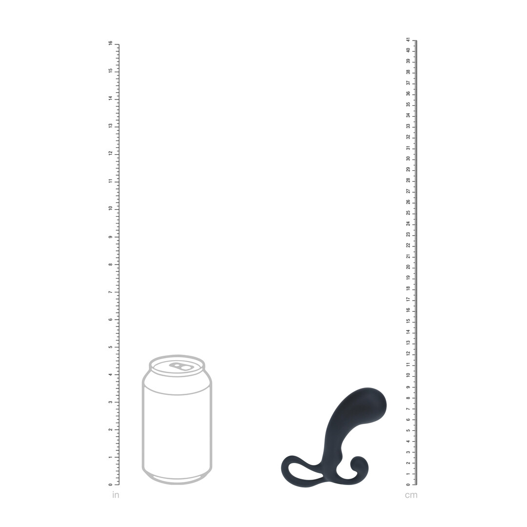 Levelz by shots Bol met Lussen Silicium Prostaat Massager - S - Zwart (8714273066411)
