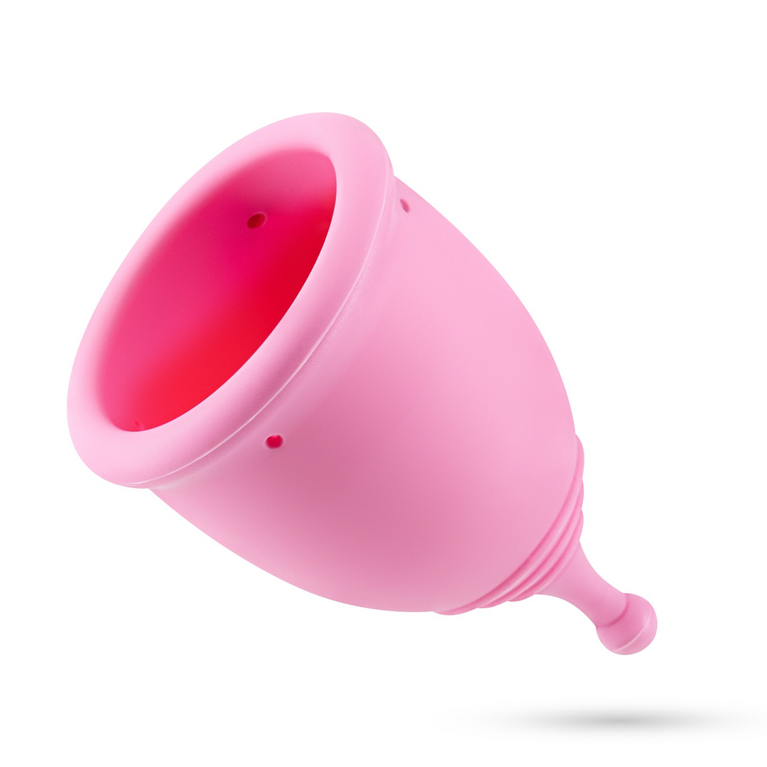 Crushious Minerva - Menstruatiecups met Zak - S en L - Roze (7403254157408)