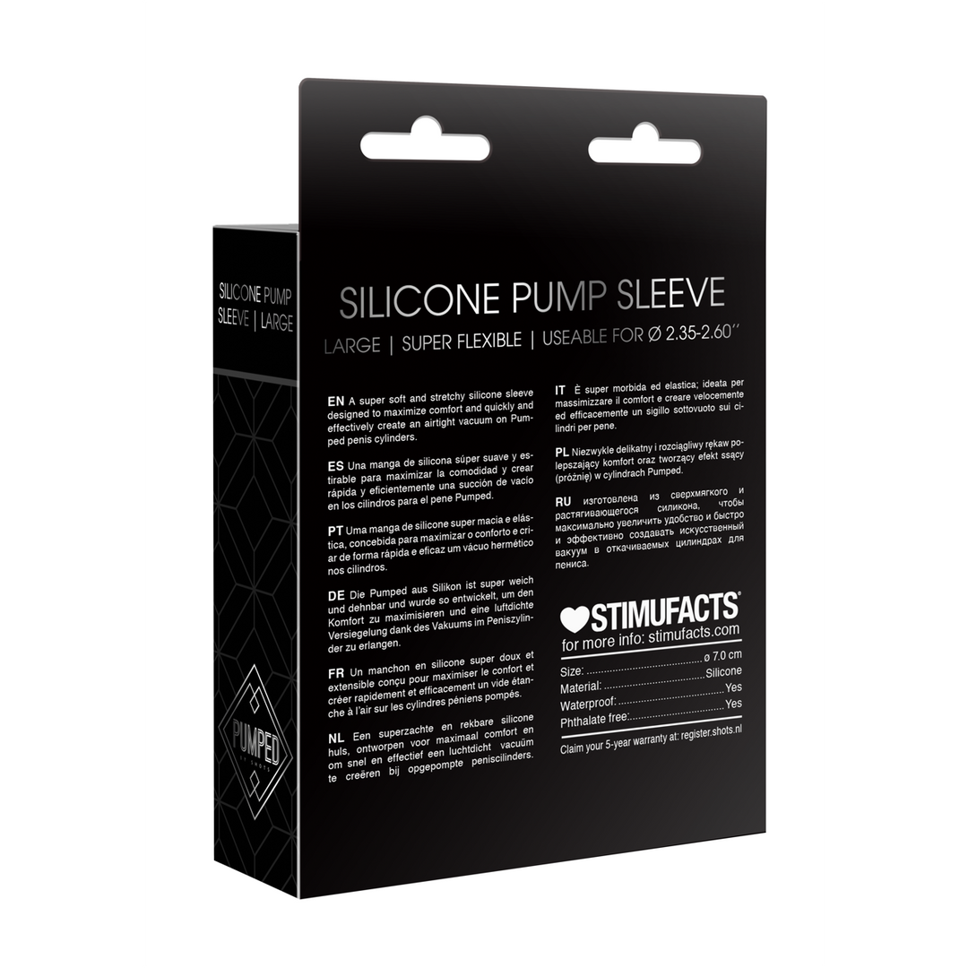 Pumped by shots Silicone Pomp Mouw - Groot (8714273925862)