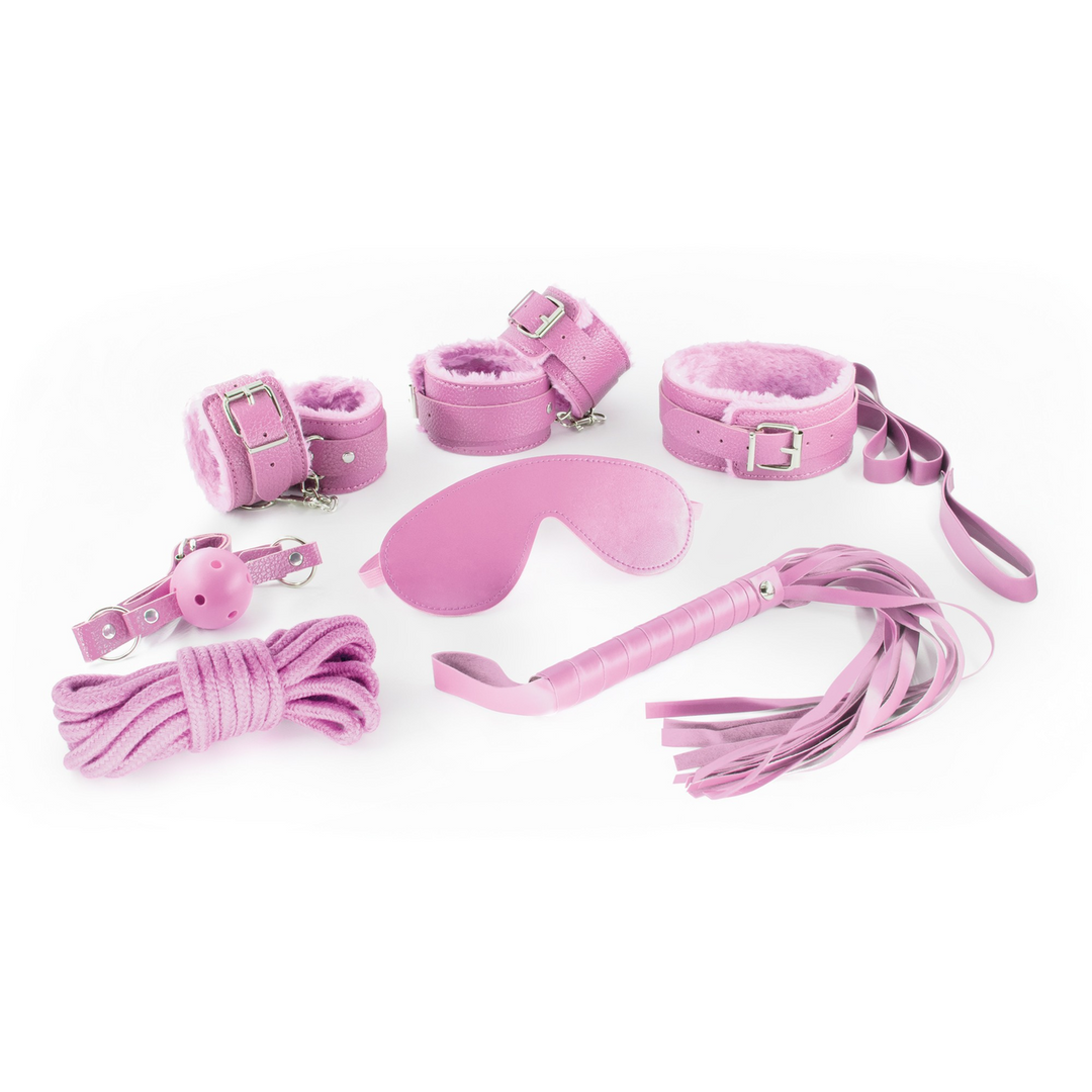 Crushious Dungeons and Maidens - 8-delige BDSM Kit - Roze (7403254157583)