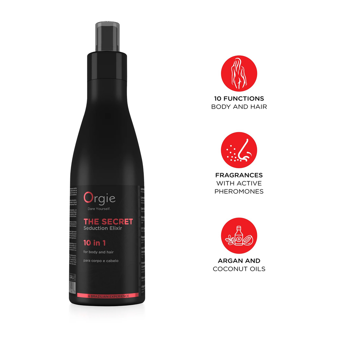 Orgie De Secret Seduction Elixir - Huid- en Haarlotion met Pheromonen - 7 fl oz / 200 ml (5600298351348)