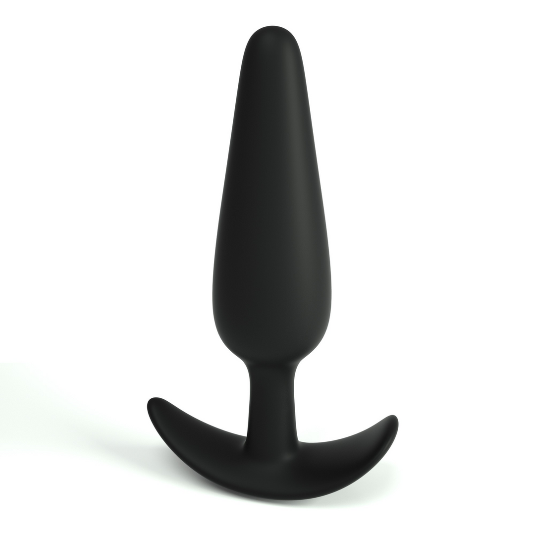 Crushious Tic - Siliconen Anale Plug - Klein - Zwart (7403254158863)