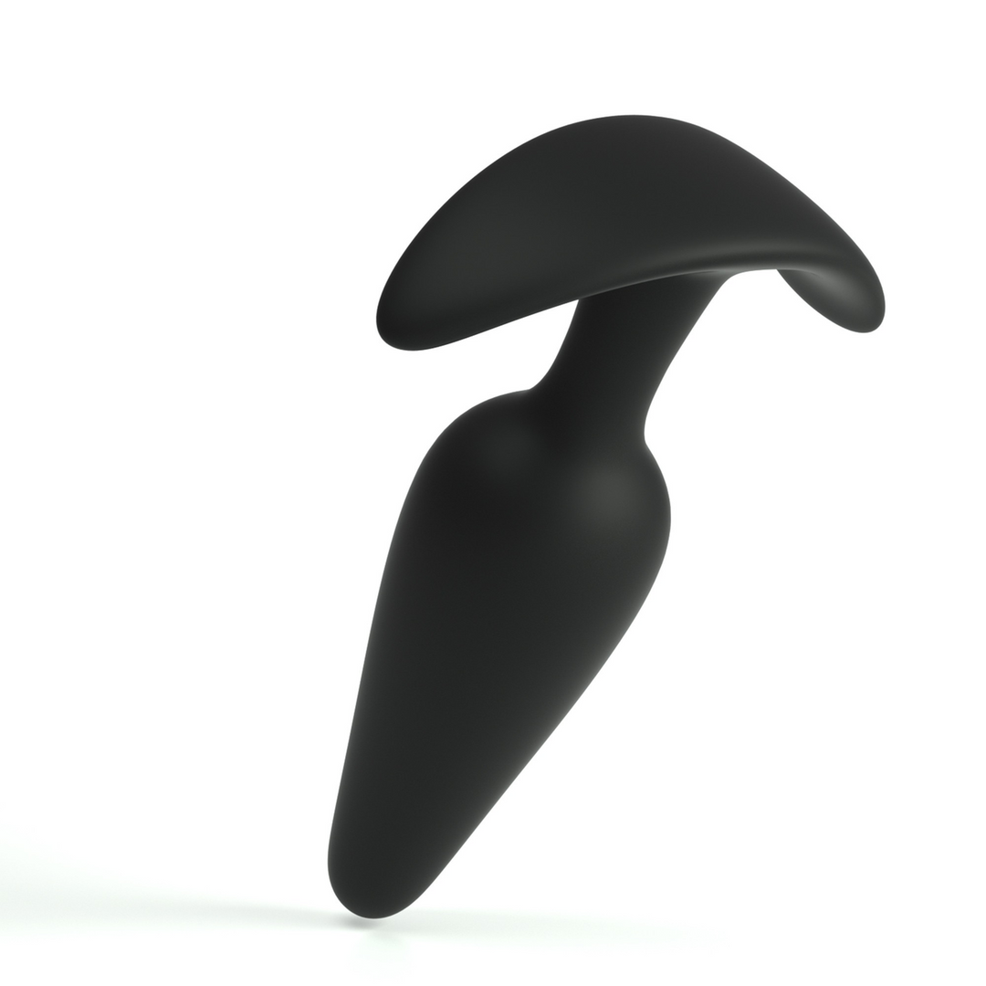 Crushious Tic - Siliconen Anale Plug - Klein - Zwart (7403254158863)