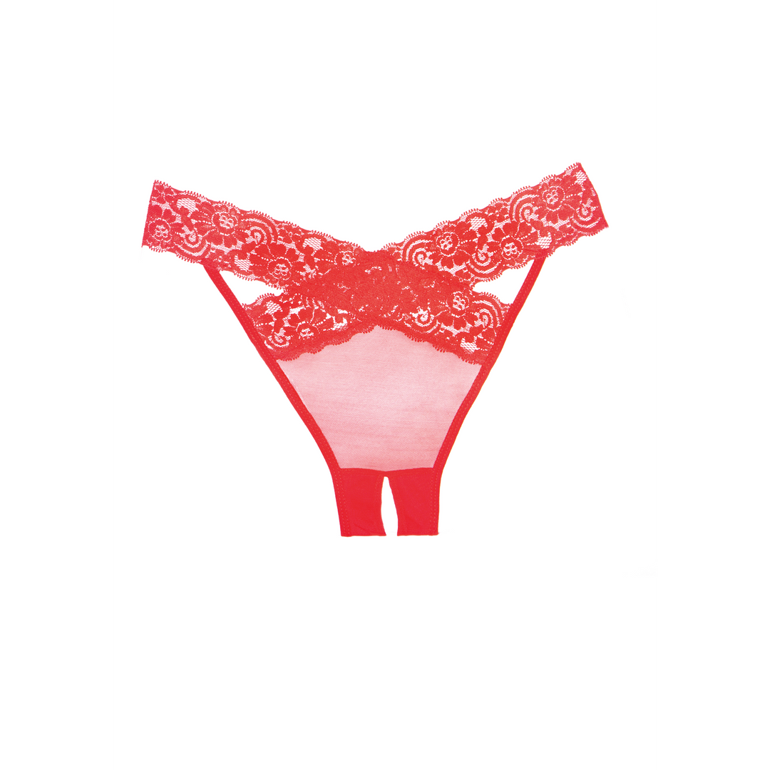 Allure Desire Panty - Crotchless Panty - One Size (883045913012)