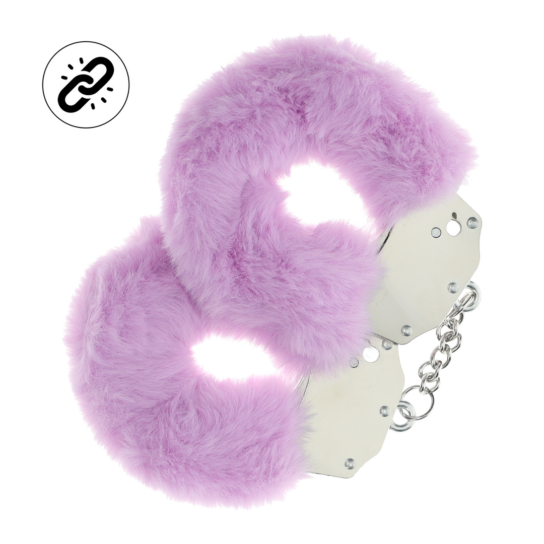 Ouch! by shots Zware Fluffy Handboeien - Lavendel (8714273043108)