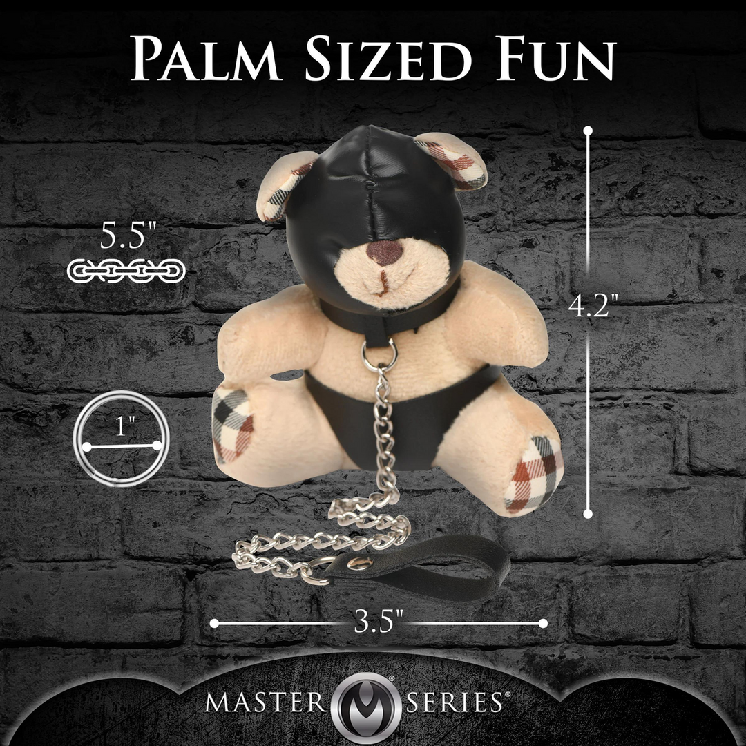 Xr brands Hooded Teddy Bear Sleutelhanger - Tan (848518050526)