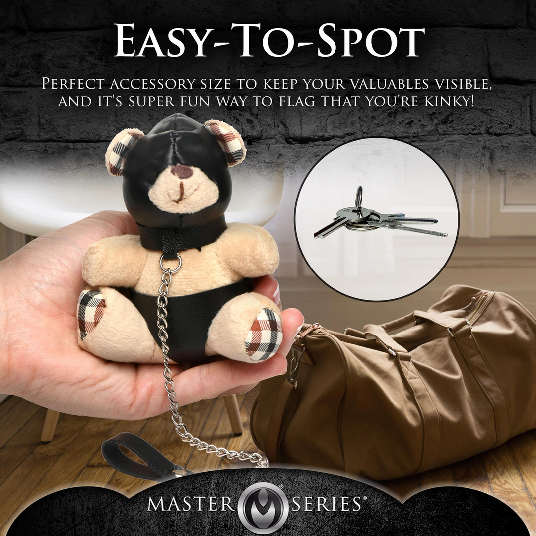 Xr brands Hooded Teddy Bear Sleutelhanger - Tan (848518050526)