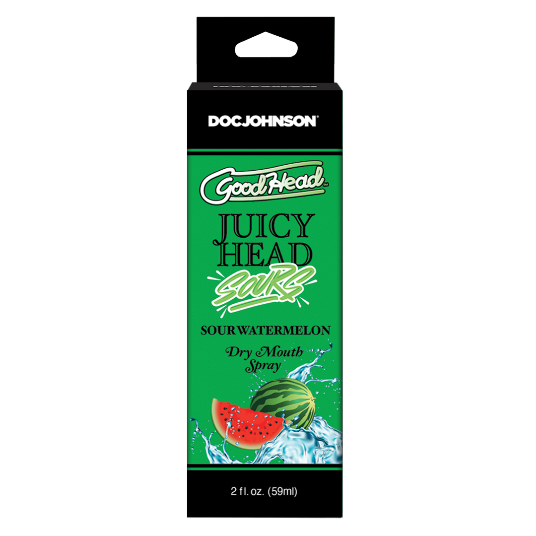 Doc johnson Juicy Head - Dry Mouth Spray - Sour Watermelon - 2 fl oz / 60 ml (782421088583)