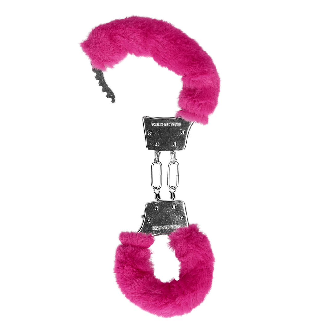 Ouch! by shots Pluche Metalen Handboeien - Roze (8714273047885)