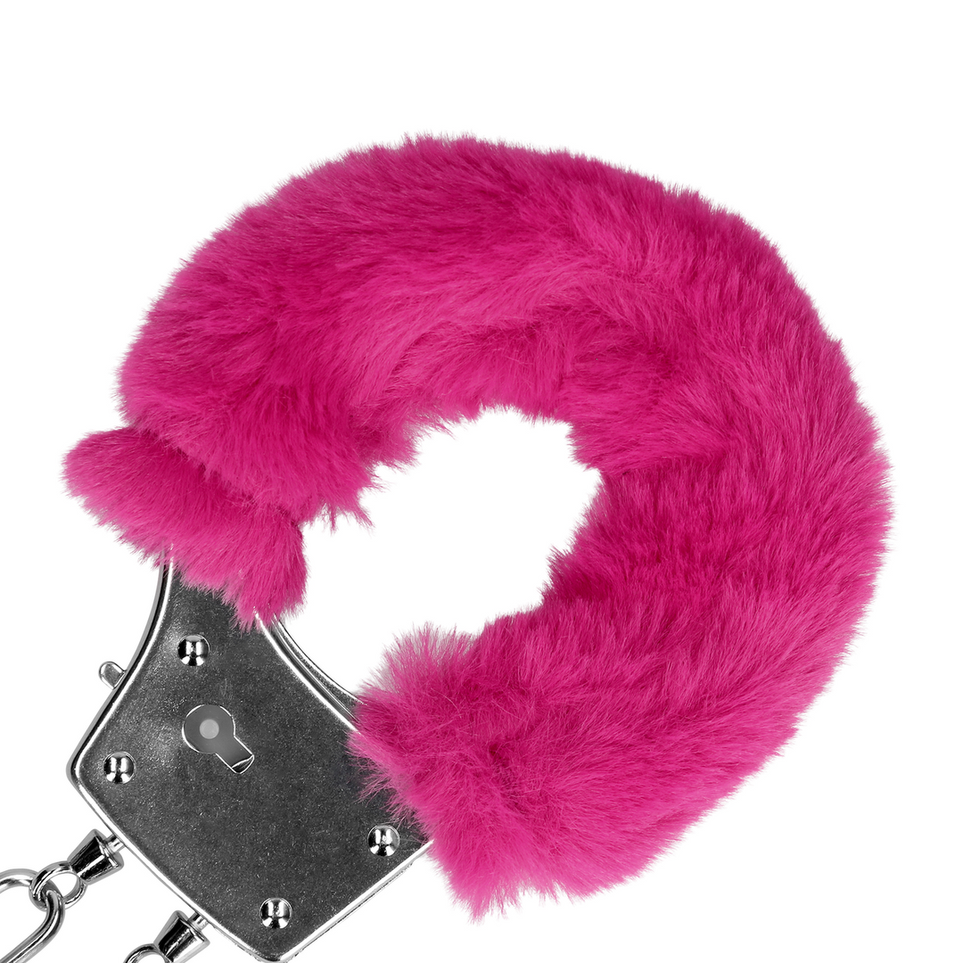 Ouch! by shots Pluche Metalen Handboeien - Roze (8714273047885)
