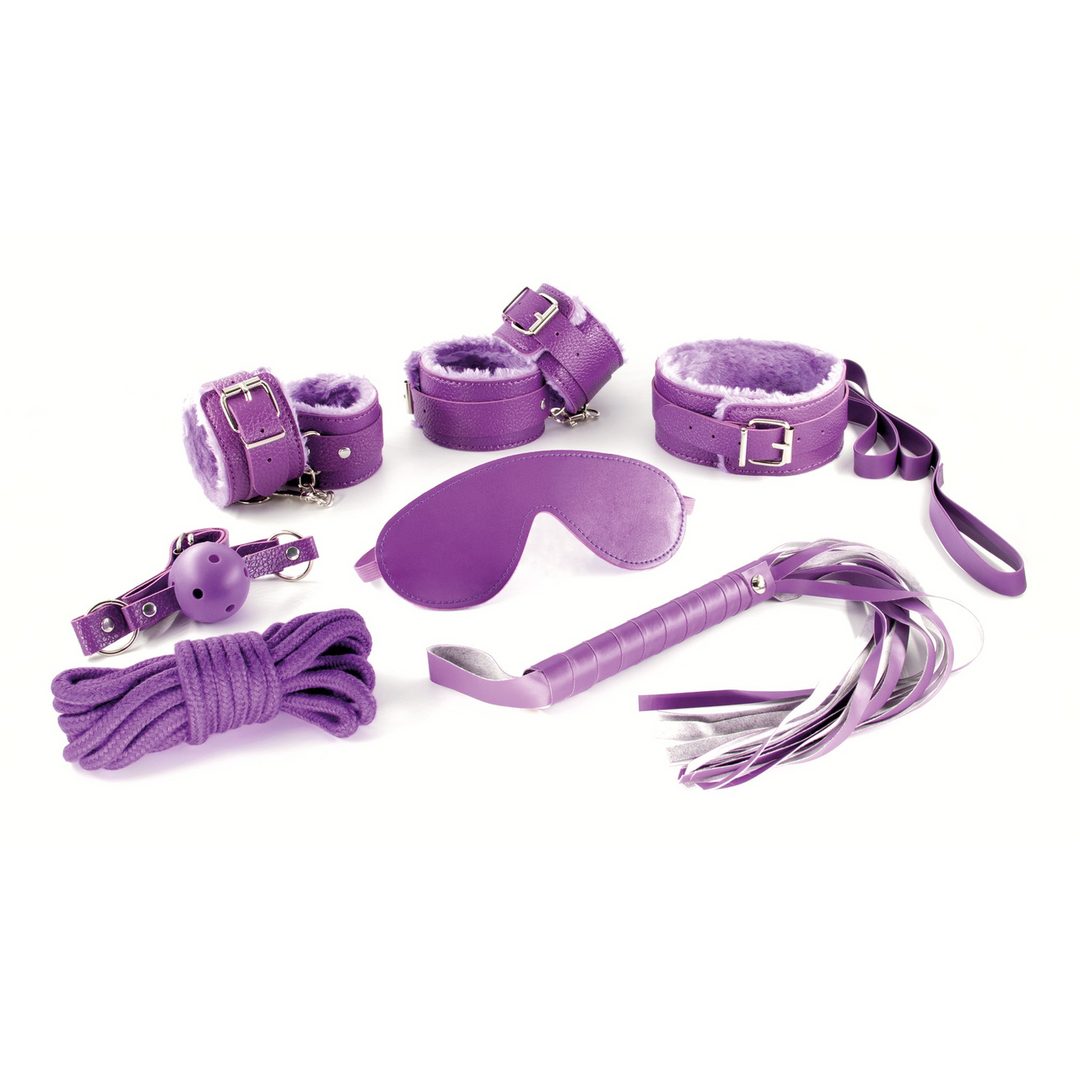 Crushious Dungeons and Maidens - 8-delige BDSM Kit - Paars (7403254157590)
