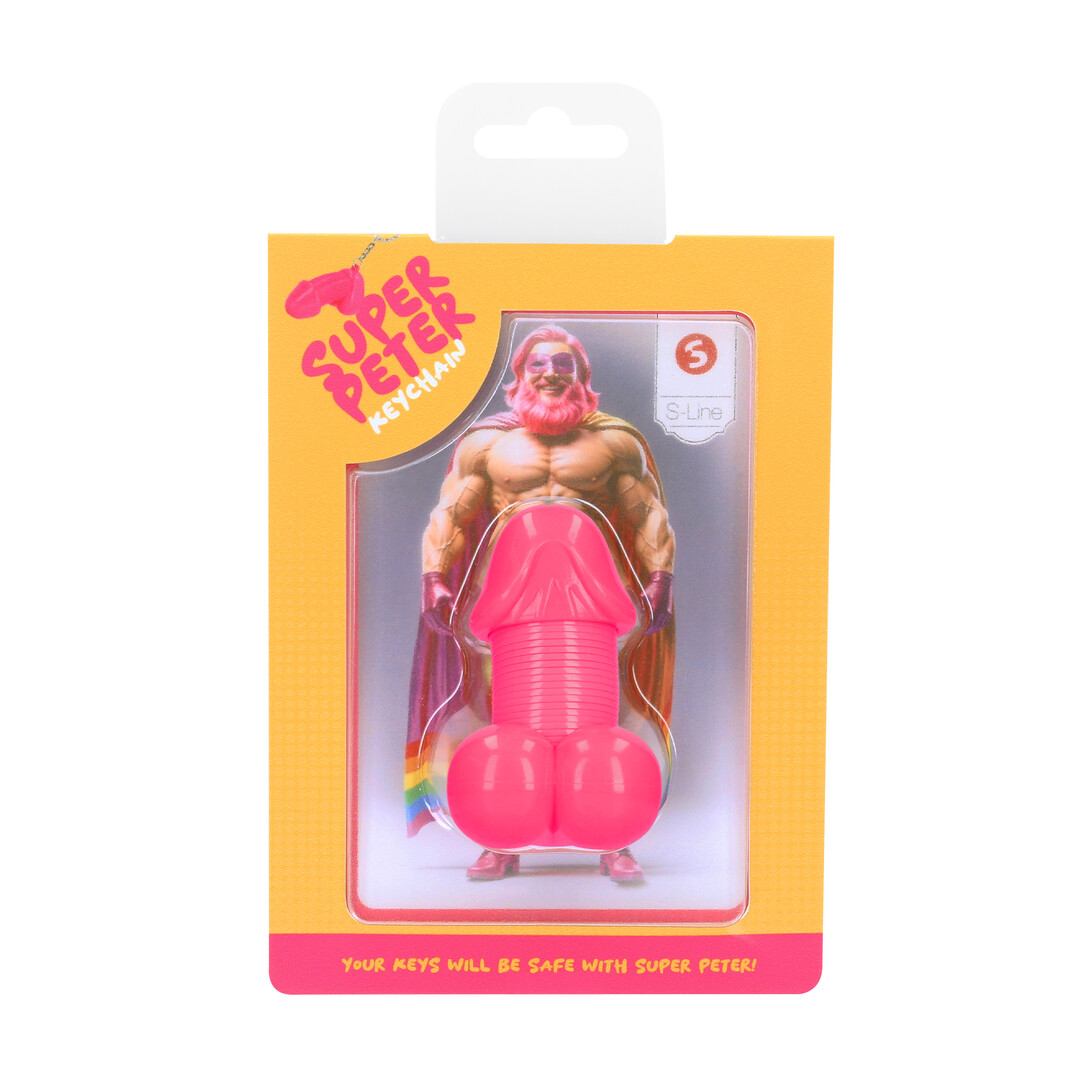 S-line by shots Super Peter - Sleutelhanger - Roze (8714273026330)