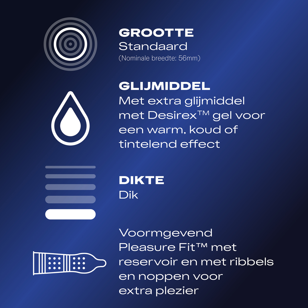 Durex Orgasm Intense - Condooms - 10 Stuks (3059948001478)