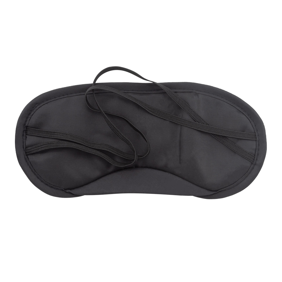 Crushious Satin Oogmaskers - Twin Pack - Zwart/Rood (7403254150850)