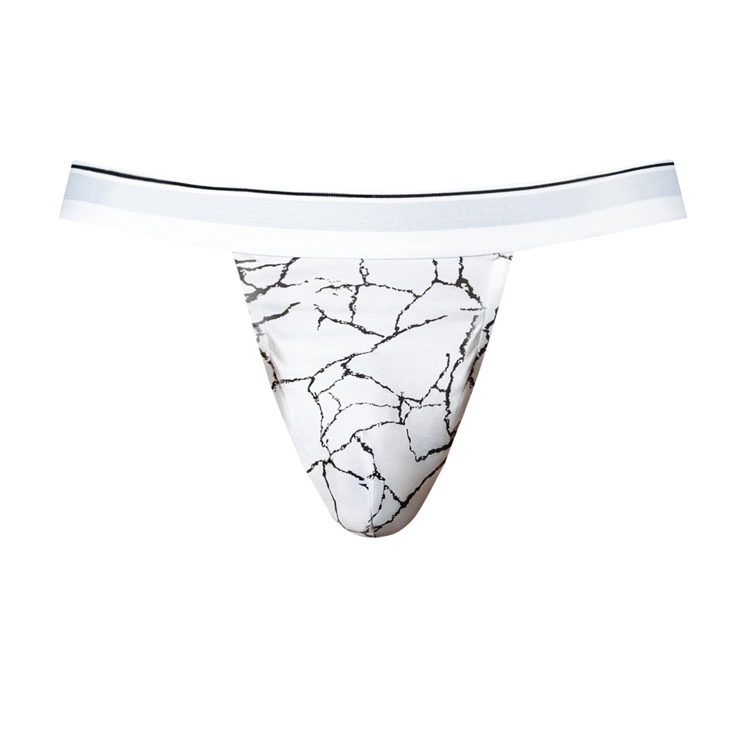 Male power Jock - S/M - Witte Marmer (845830094849)