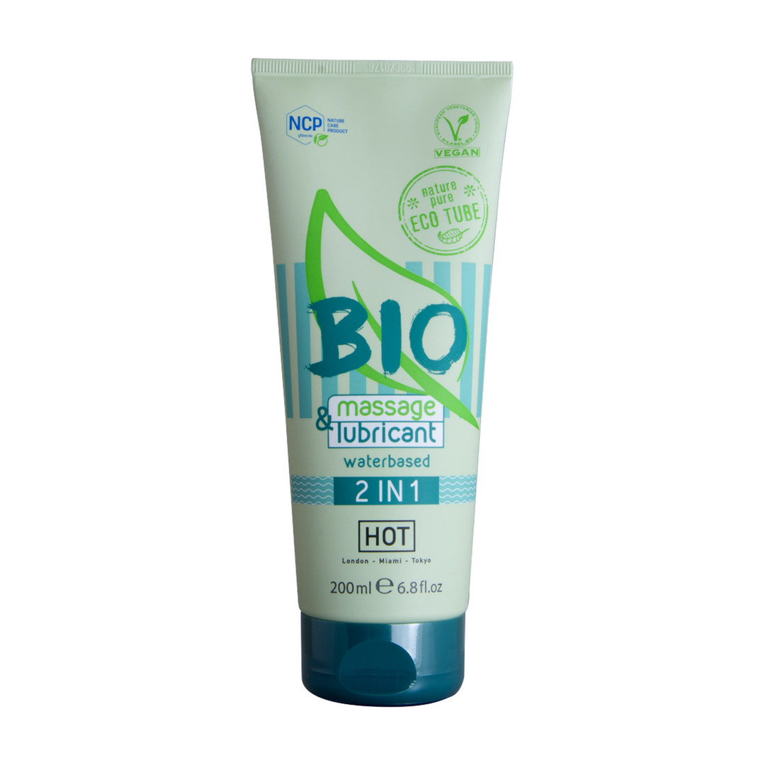Hot 2 In 1 Massage en Waterbased Lubricant - 7 fl oz / 200 ml (4042342004328)