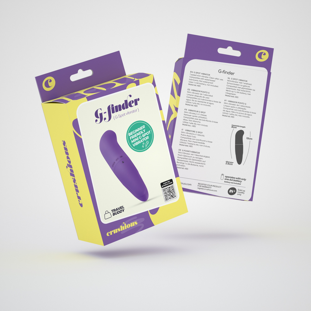 Crushious G-Finder - Mini G-Spot Massager - Paars (7403254159204)