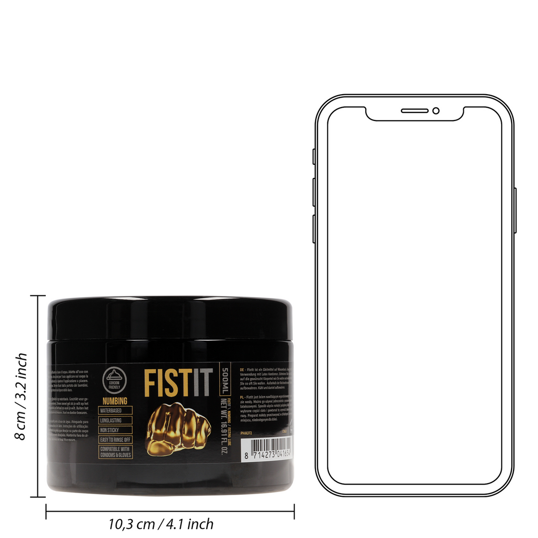 Fist it by shots Verdoofd Glijmiddel - 17 fl oz / 500 ml (8714273041654)