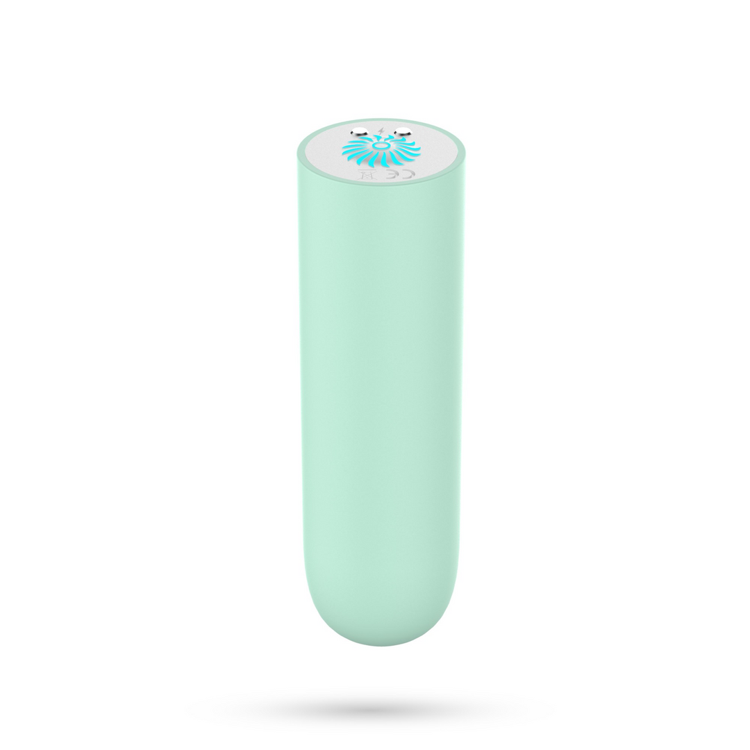Crushious Quackers - USB Oplaadbare Vibrerende Bullet - Muntgroen (7403254156548)