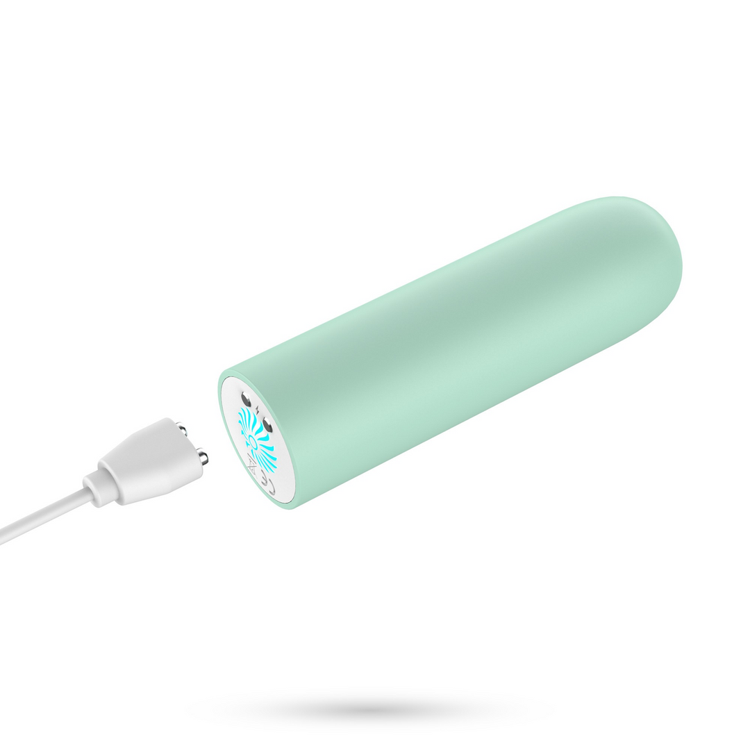 Crushious Quackers - USB Oplaadbare Vibrerende Bullet - Muntgroen (7403254156548)