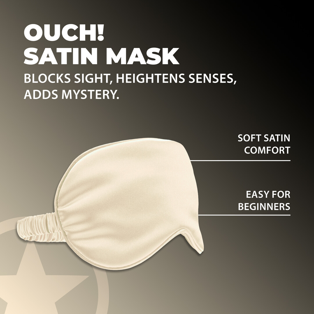 Ouch! by shots Satin Mask - Goud (8714273028143)