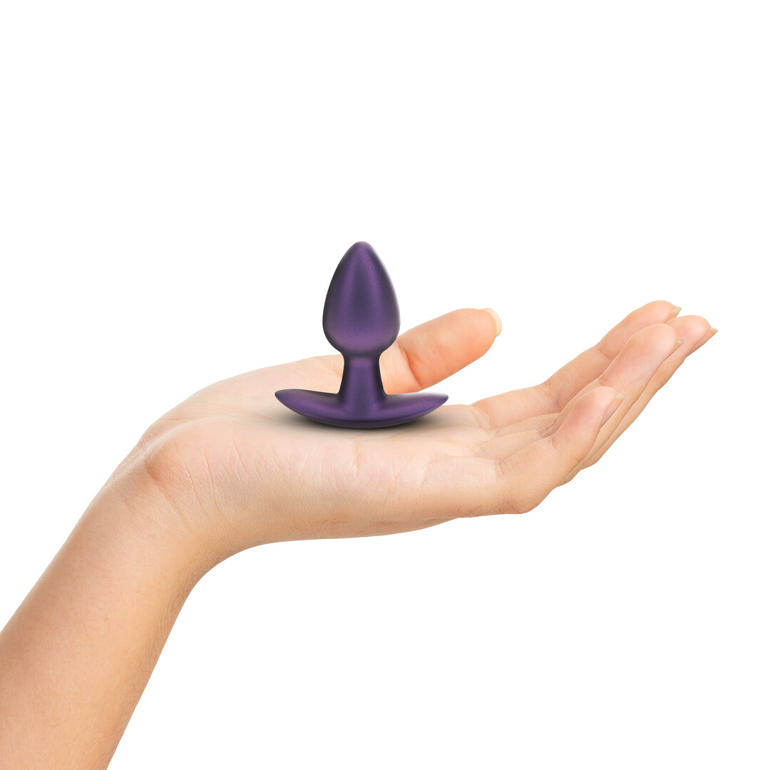 Ouch! by shots Zachte Silicone Anale Plug - Klein - 6,5 cm - Metallic Paars (8714273056832)