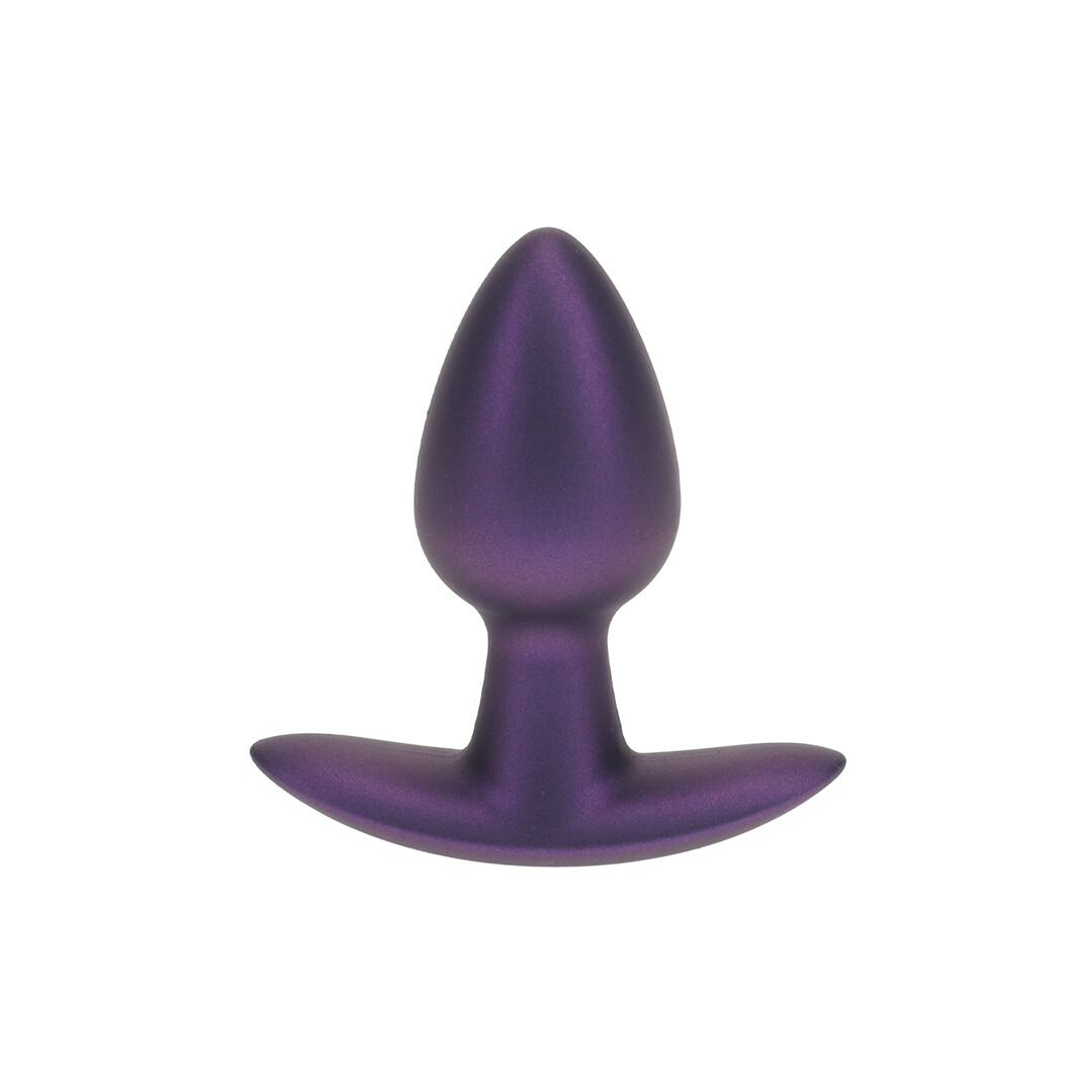 Ouch! by shots Zachte Silicone Anale Plug - Klein - 6,5 cm - Metallic Paars (8714273056832)