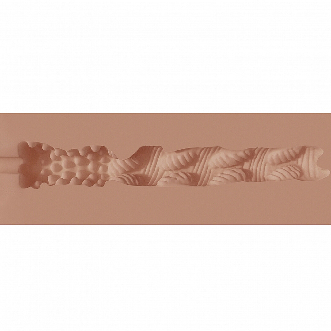 Xkin by shots Raw - Backline - TPE Medium Masturbator - 278g - Tan (8714273028839)