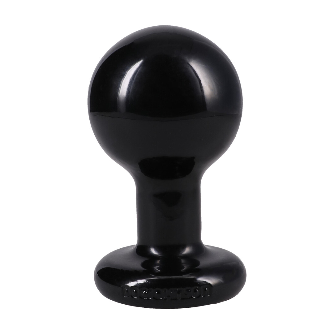 Doc johnson The Classic - Round Butt Plug - 3 Piece Set - Black (782421105600)