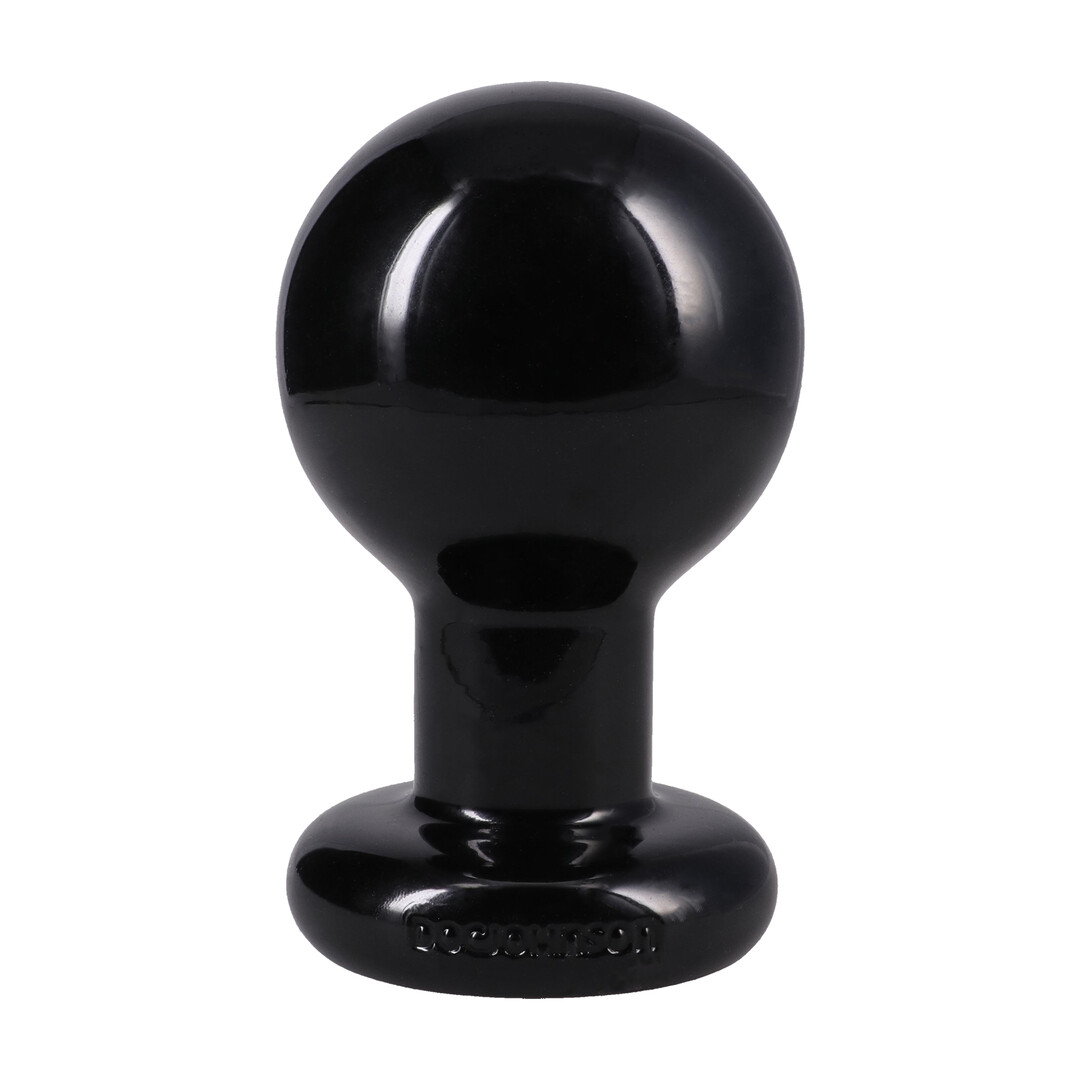 Doc johnson The Classic - Round Butt Plug - 3 Piece Set - Black (782421105600)