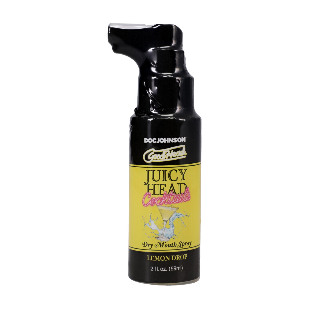 Doc johnson Juicy Head - Cocktails - Dry Mouth Spray - Lemon Drop - 2 fl oz / 59 ml (782421098636)