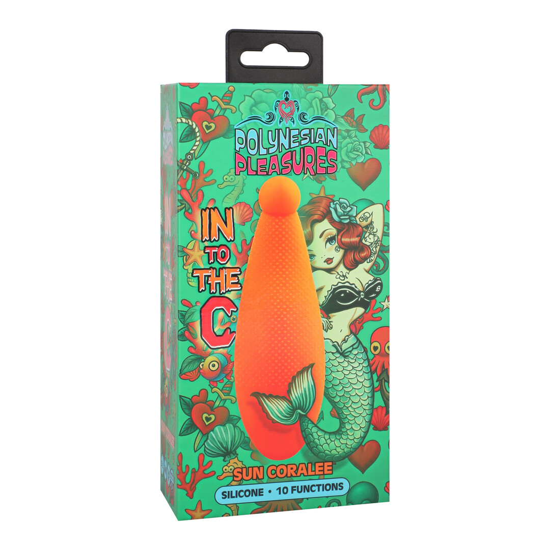 Doc johnson Into The C - Sun Coralee - Tip Vibrator - Sunrise Orange (782421102005)