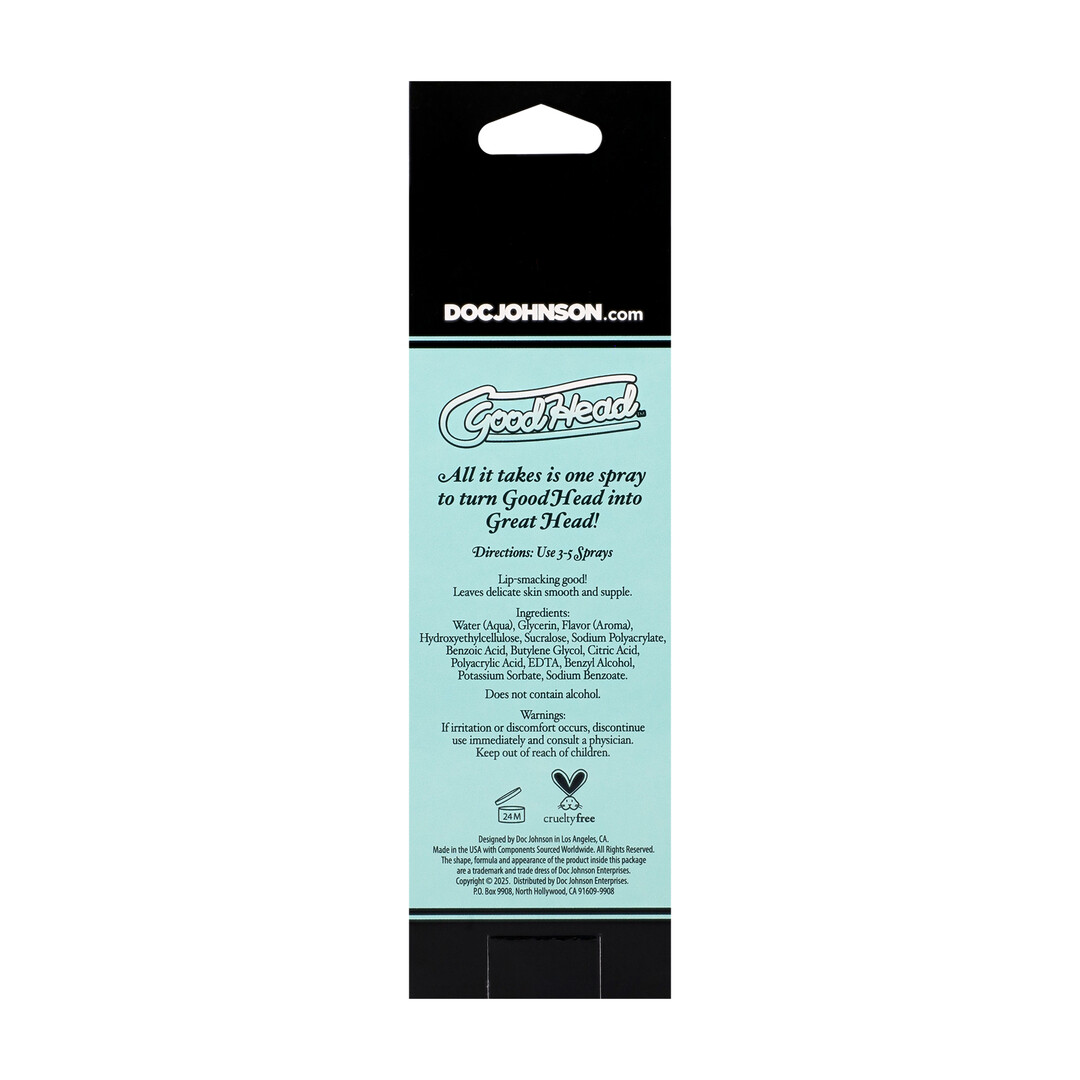 Doc johnson Juicy Head - Cocktails - Dry Mouth Spray - Pina Colada - 2 fl oz / 59 ml (782421098711)
