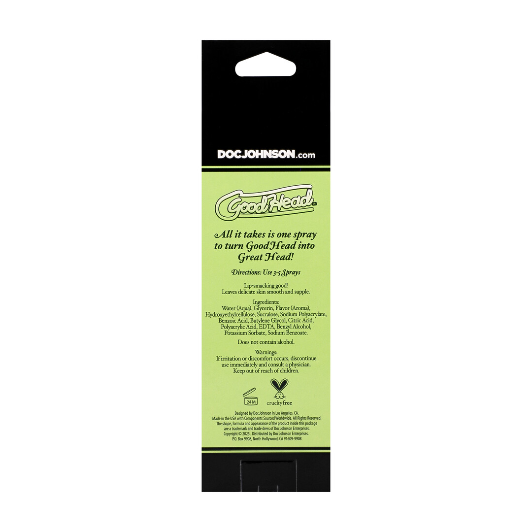 Doc johnson Juicy Head - Cocktails - Dry Mouth Spray - Mojito - 2 fl oz / 59 ml (782421098728)
