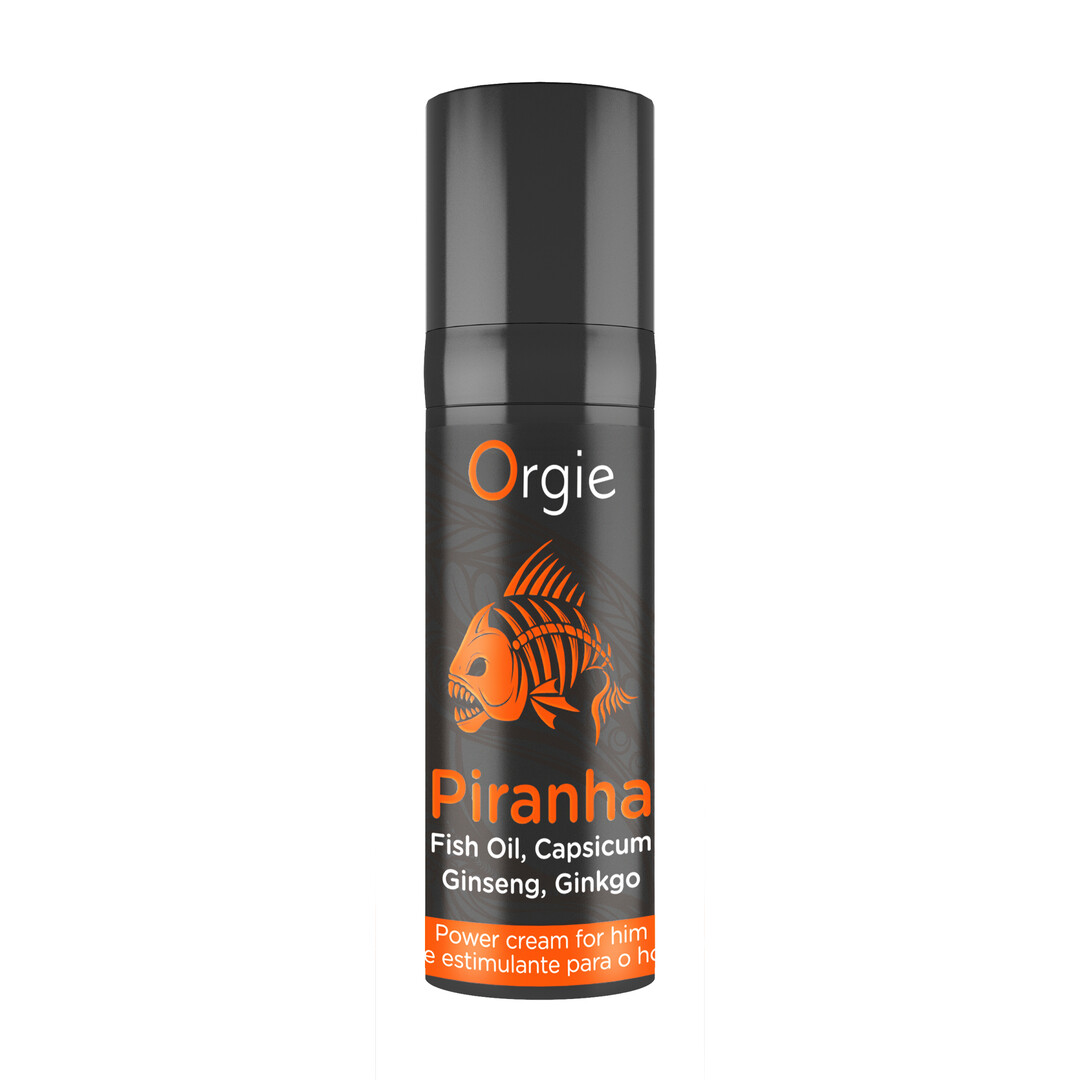 Orgie Piranha - Power Cream Voor Hem - 0,5 fl oz / 15 ml (5600767388127)