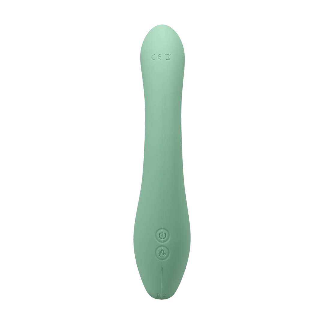 Doc johnson Into The C - Kakui Me - Warming Beaded Rabbit Vibrator - Kelp Green (782421101985)
