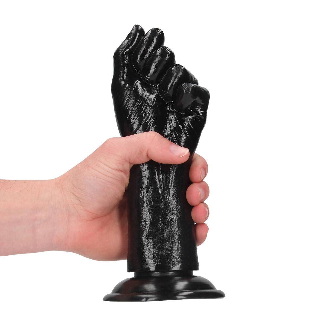 Ouch! by shots Fist of Pleasure - Fist Dildo - 21 cm - Black (8714273017369)