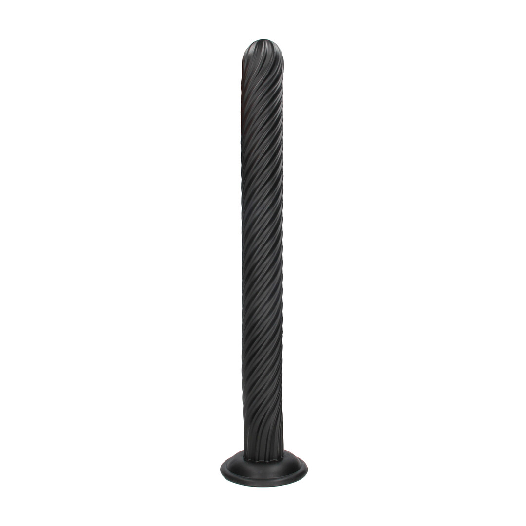 Ouch! by shots Titan Twist - Anal Plug - 48 cm - Black (8714273017390)