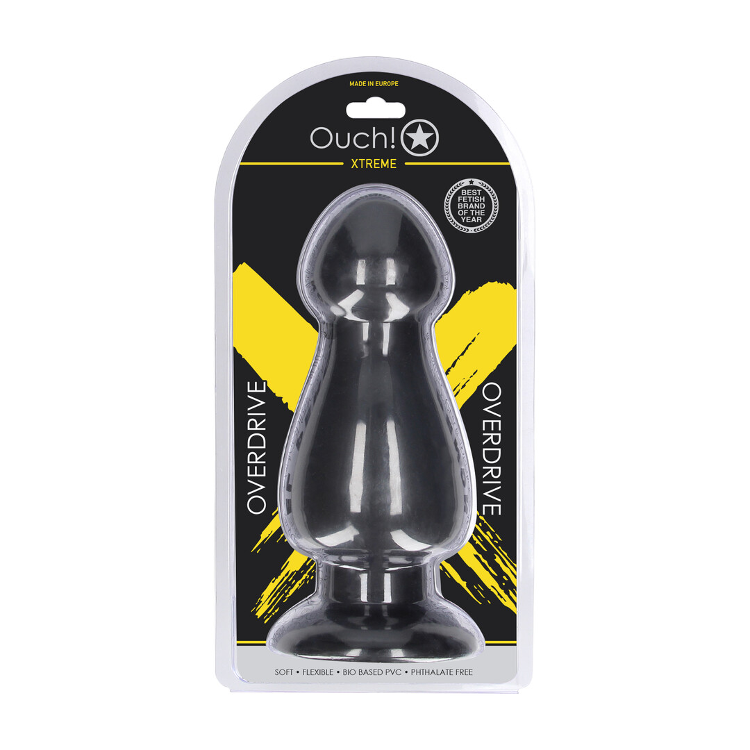 Ouch! by shots Overdrive - Anal Plug - 23,5 cm - Black (8714273017444)