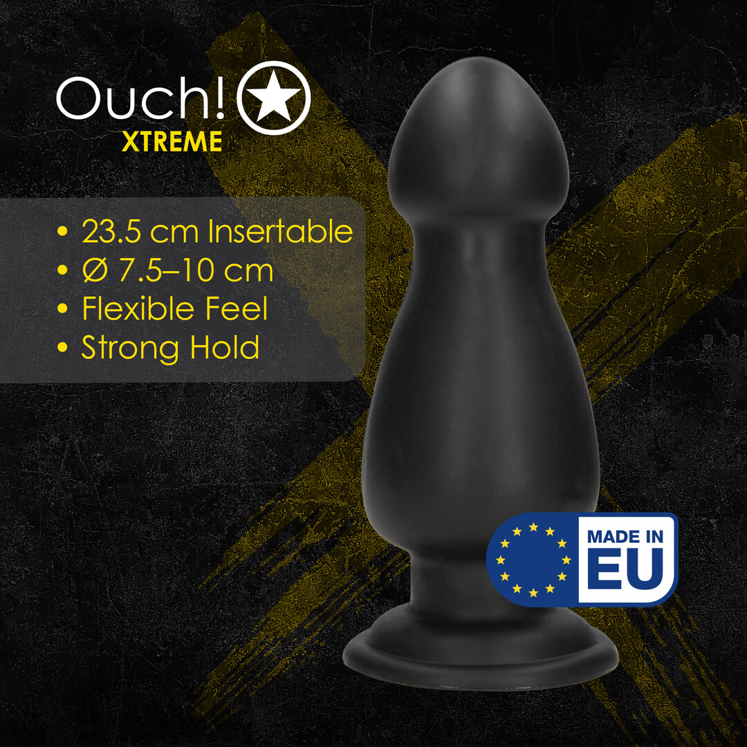 Ouch! by shots Overdrive - Anal Plug - 23,5 cm - Black (8714273017444)