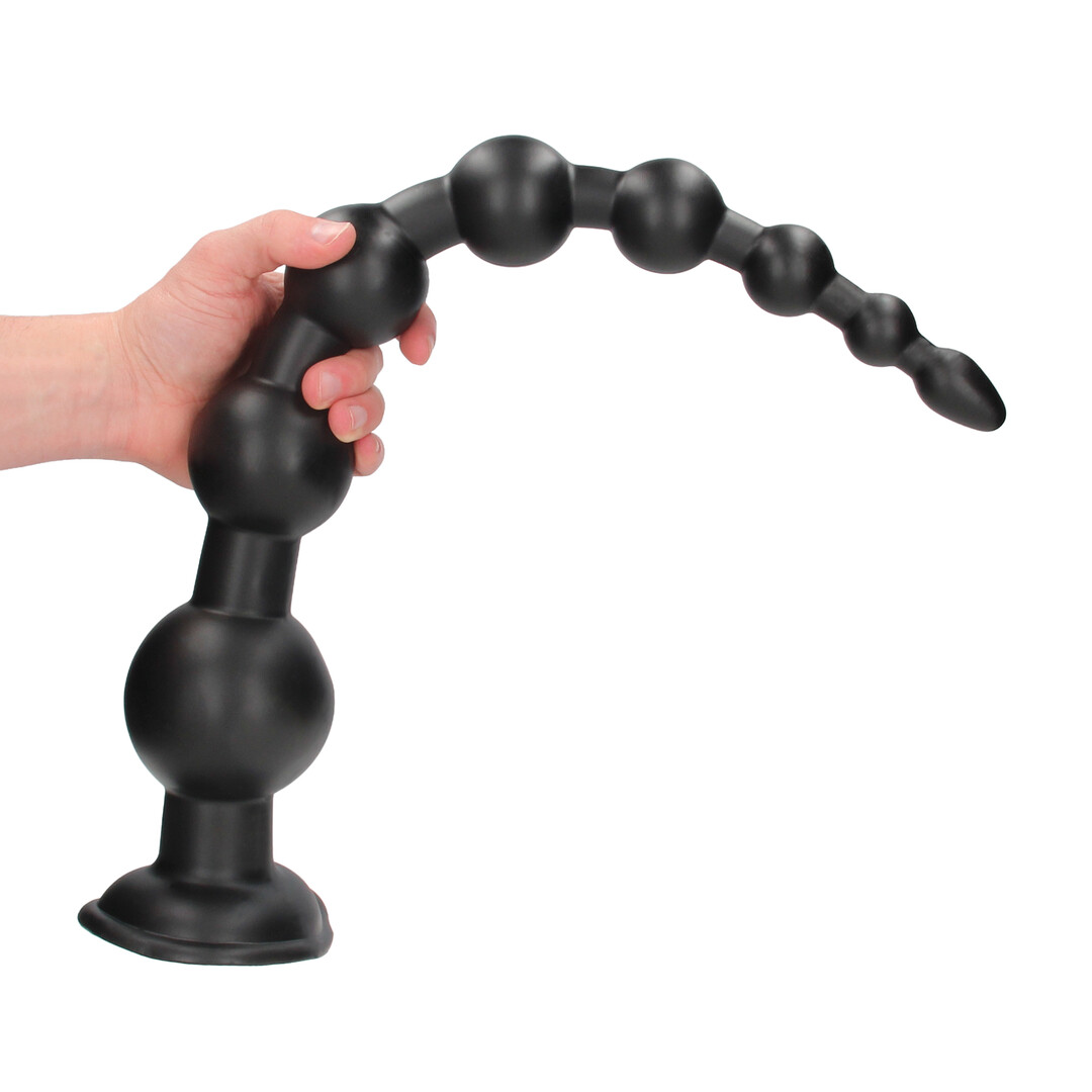 Ouch! by shots Dominant Drill - Anal Plug - 55,5 cm - Black (8714273017413)