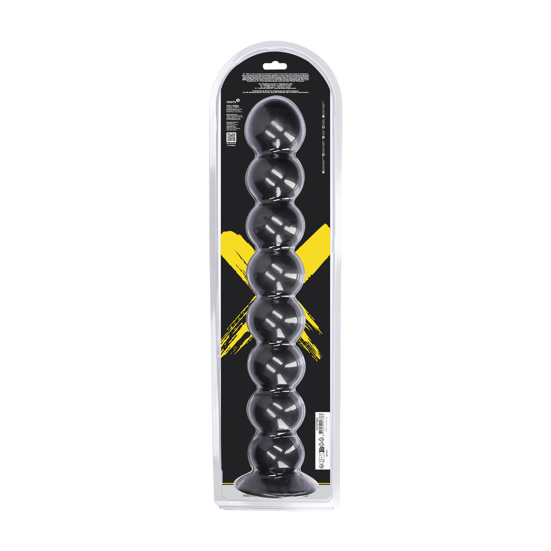 Ouch! by shots Balls of Lust - Anal Plug - 55 cm - Black (8714273017383)