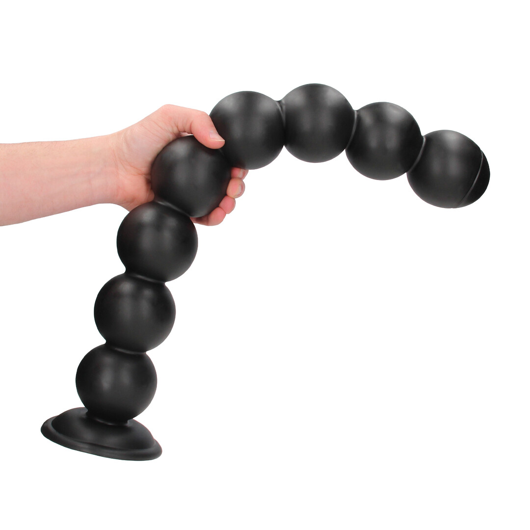 Ouch! by shots Balls of Lust - Anal Plug - 55 cm - Black (8714273017383)